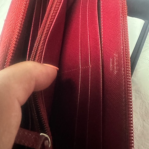 Luxurious Red Quilted Pillow by [Brand] - Picture 4 of 11